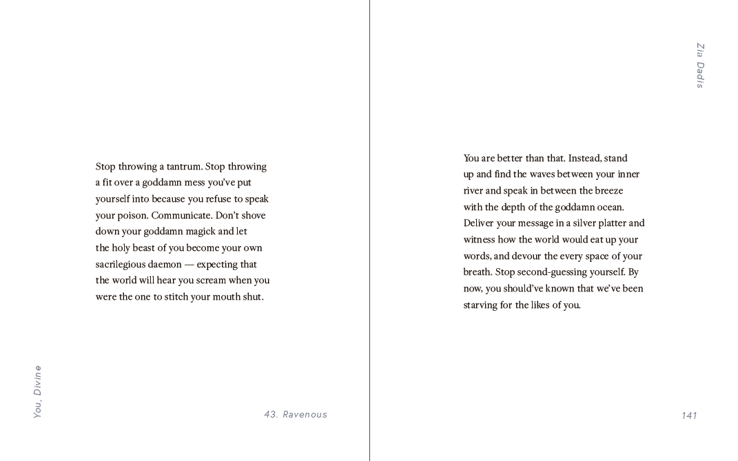 You, Divine Digital Poetry Collection